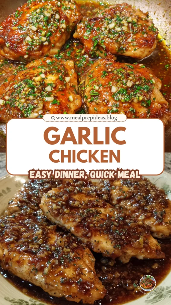 Sweet and Savory Brown Sugar Garlic Chicken