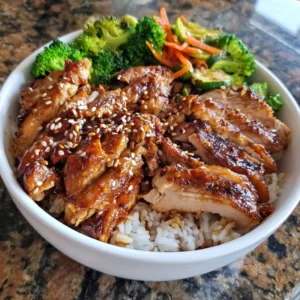 Teriyaki Chicken Rice Bowl