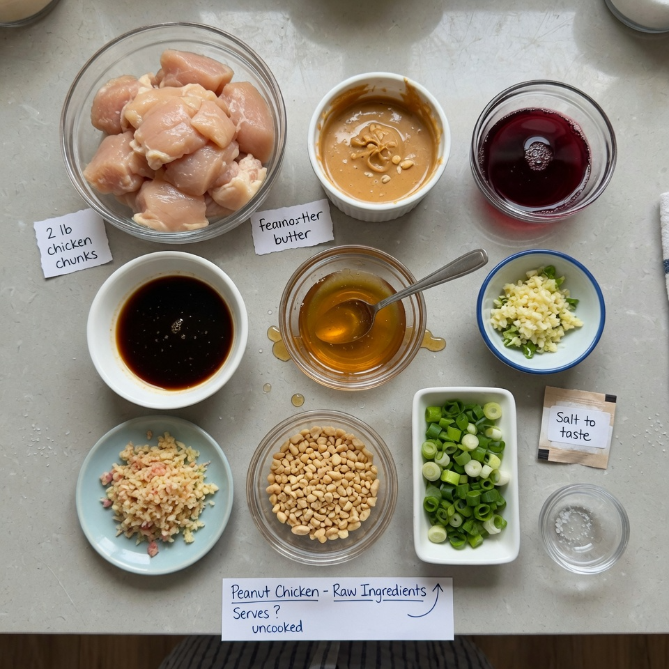 Thai Peanut Chicken Crockpot