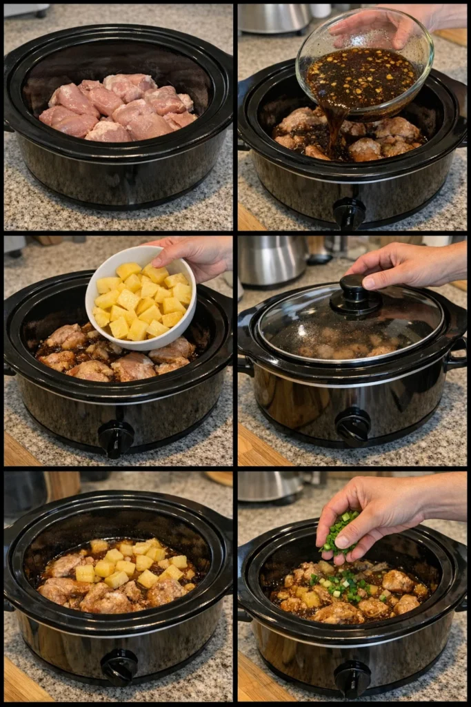 Tropical Hawaiian Crock-Pot Chicken