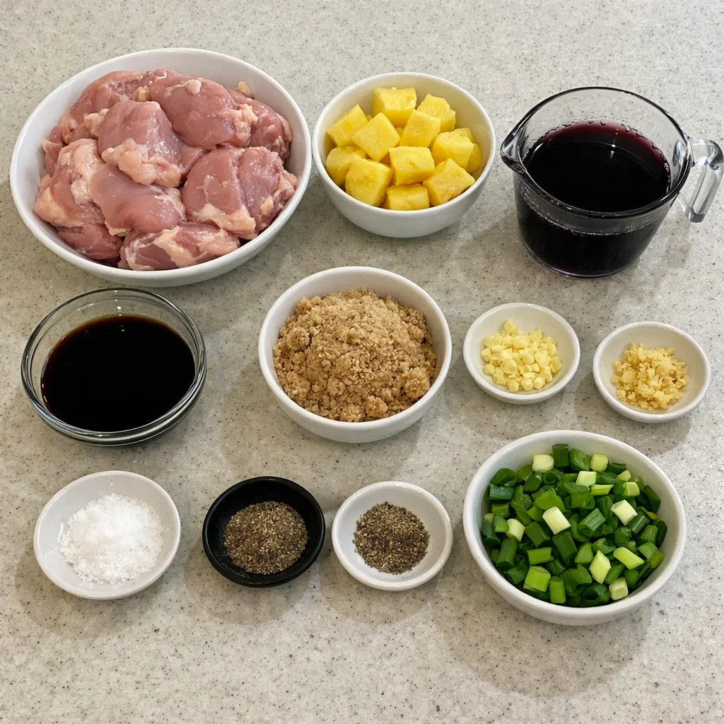 Tropical Hawaiian Crock-Pot Chicken