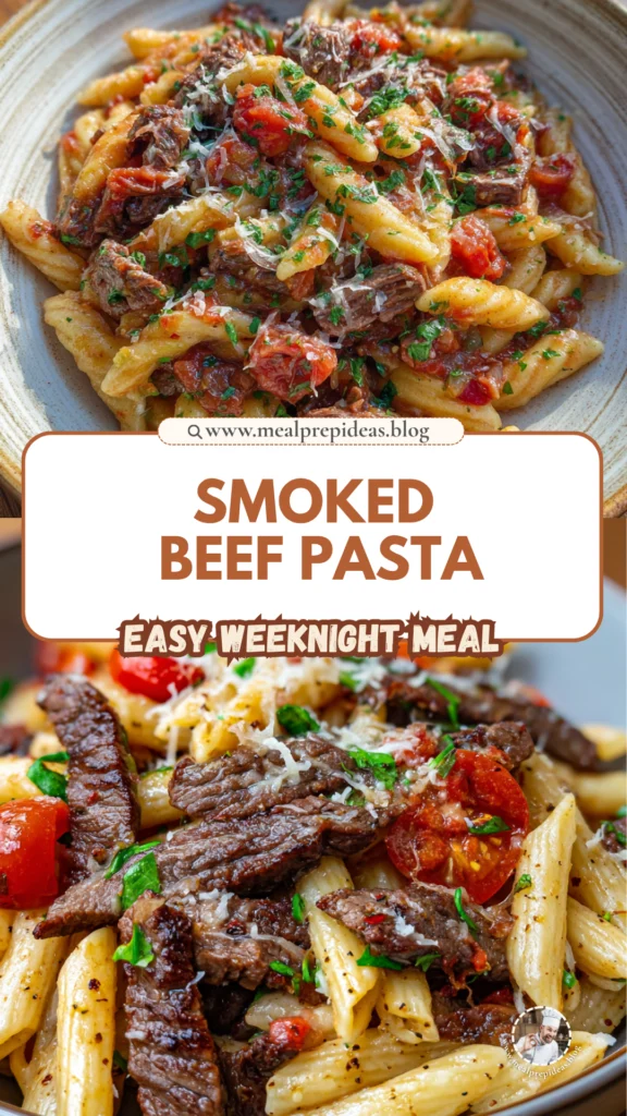 smoked beef pasta
