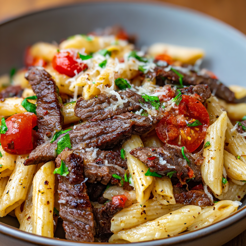 smoked beef pasta