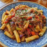 smoked beef pasta dish