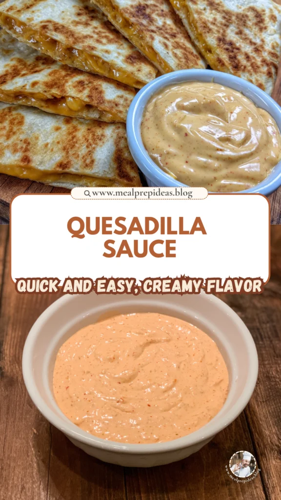 5 Minute Copycat Taco Bell Quesadilla Sauce