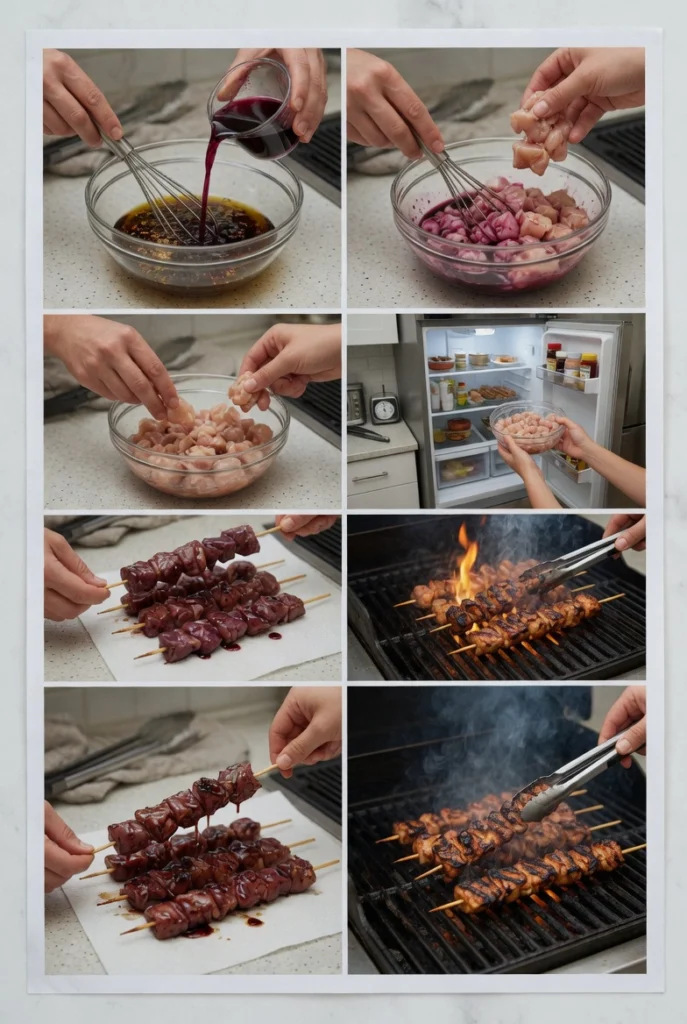 BBQ Chicken Kabobs