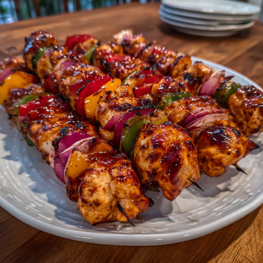 BBQ Chicken Kabobs