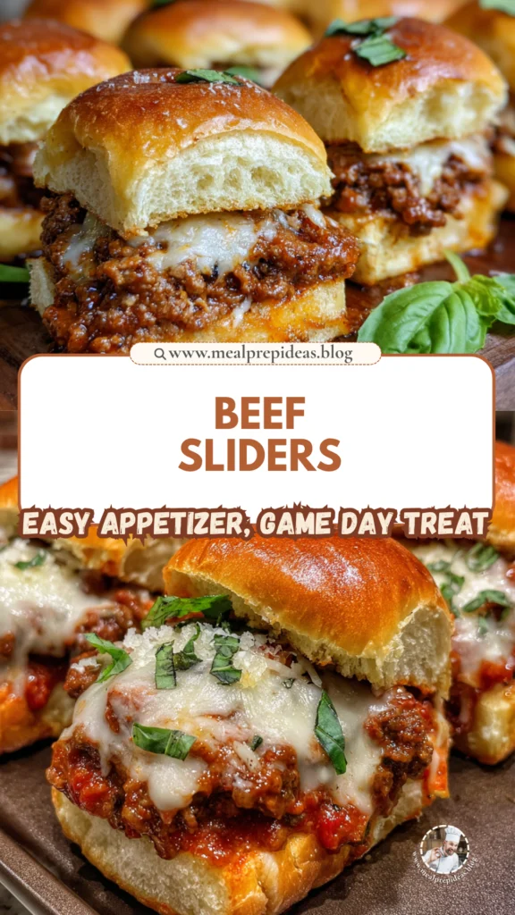 Beef Parmesan Sliders