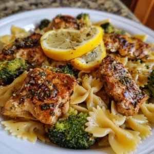 Cowboy butter lemon bowtie chicken