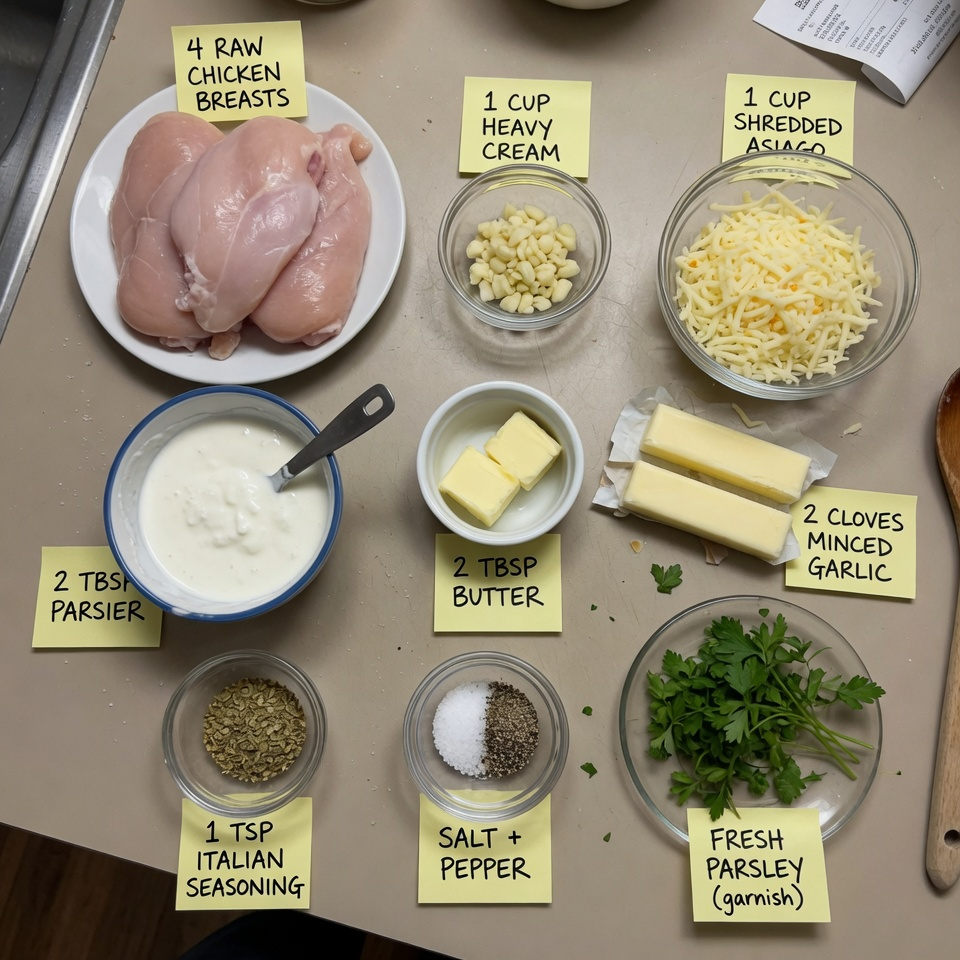 Creamy Asiago Chicken