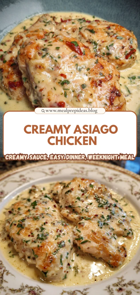Creamy Asiago Chicken