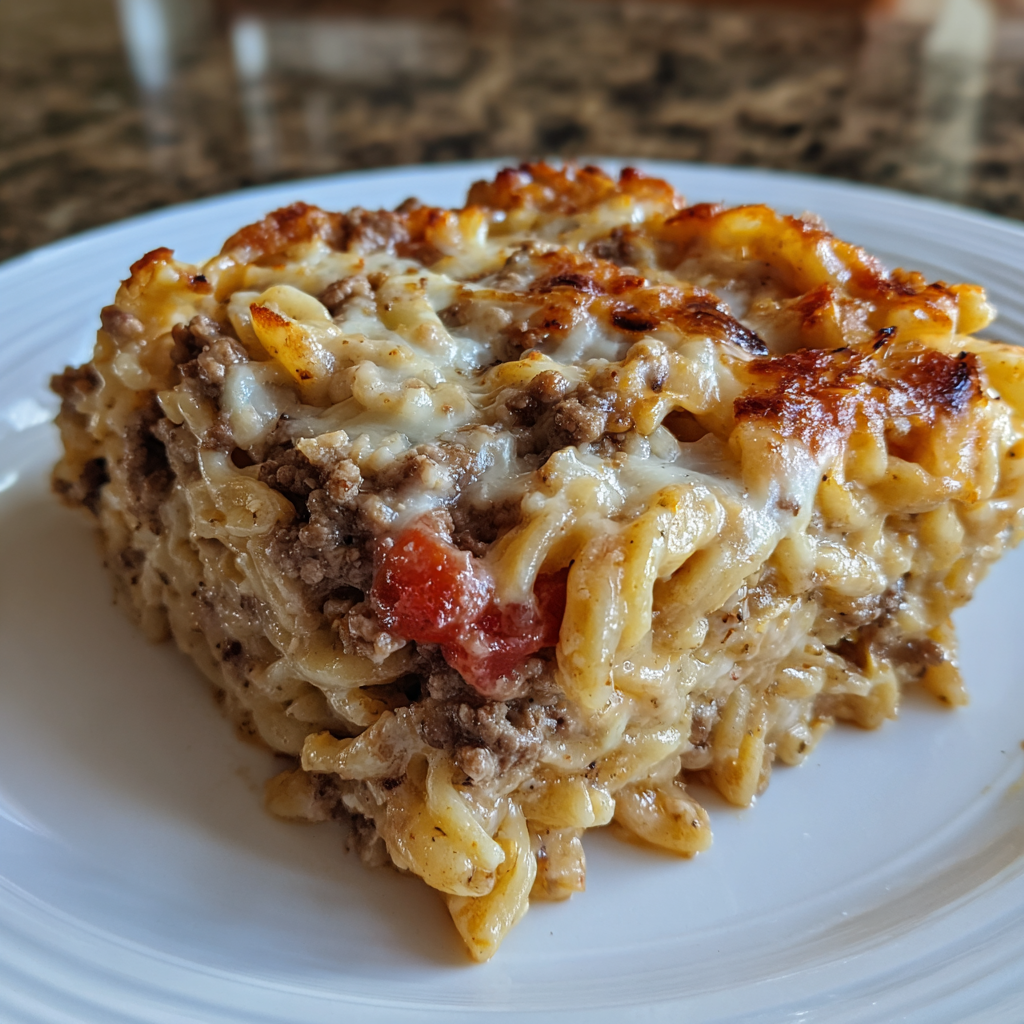 Creamy Beef Pasta Bake