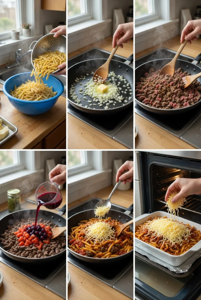 Creamy Beef Pasta Bake