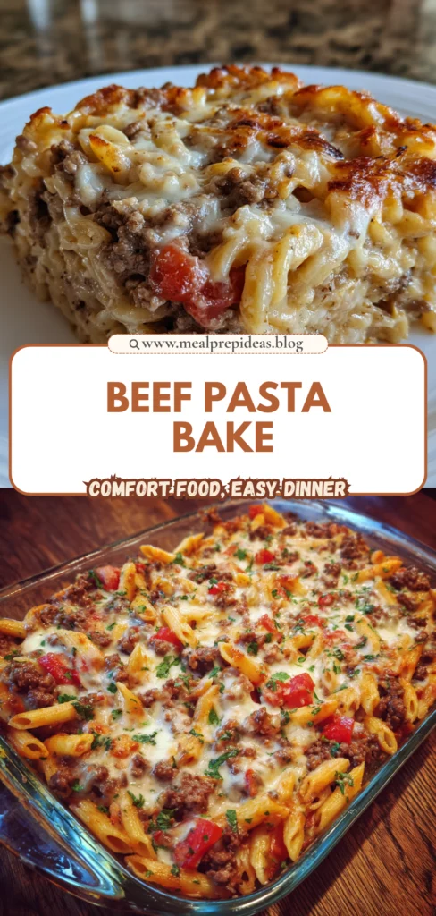 Creamy Beef Pasta Bake