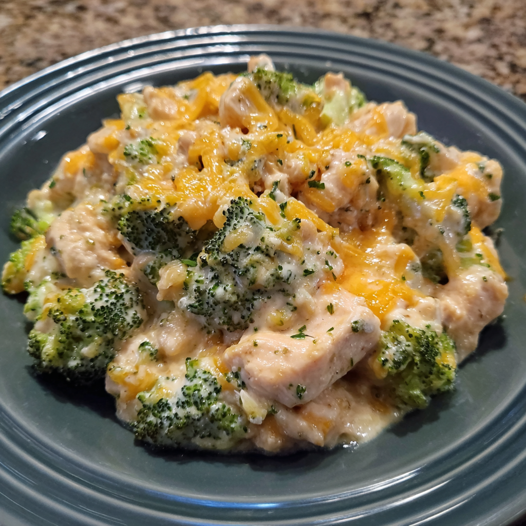 Creamy Broccoli Cheddar Chicken Delight