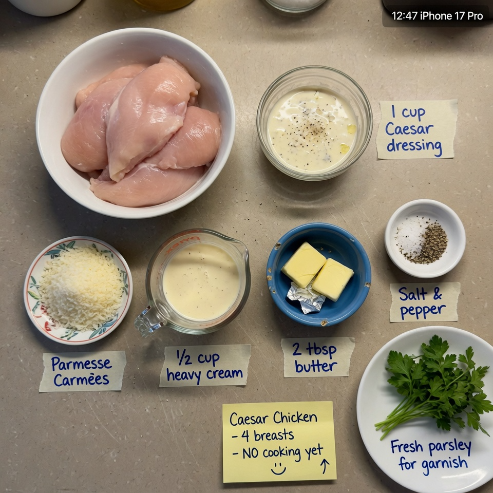Creamy Caesar Chicken