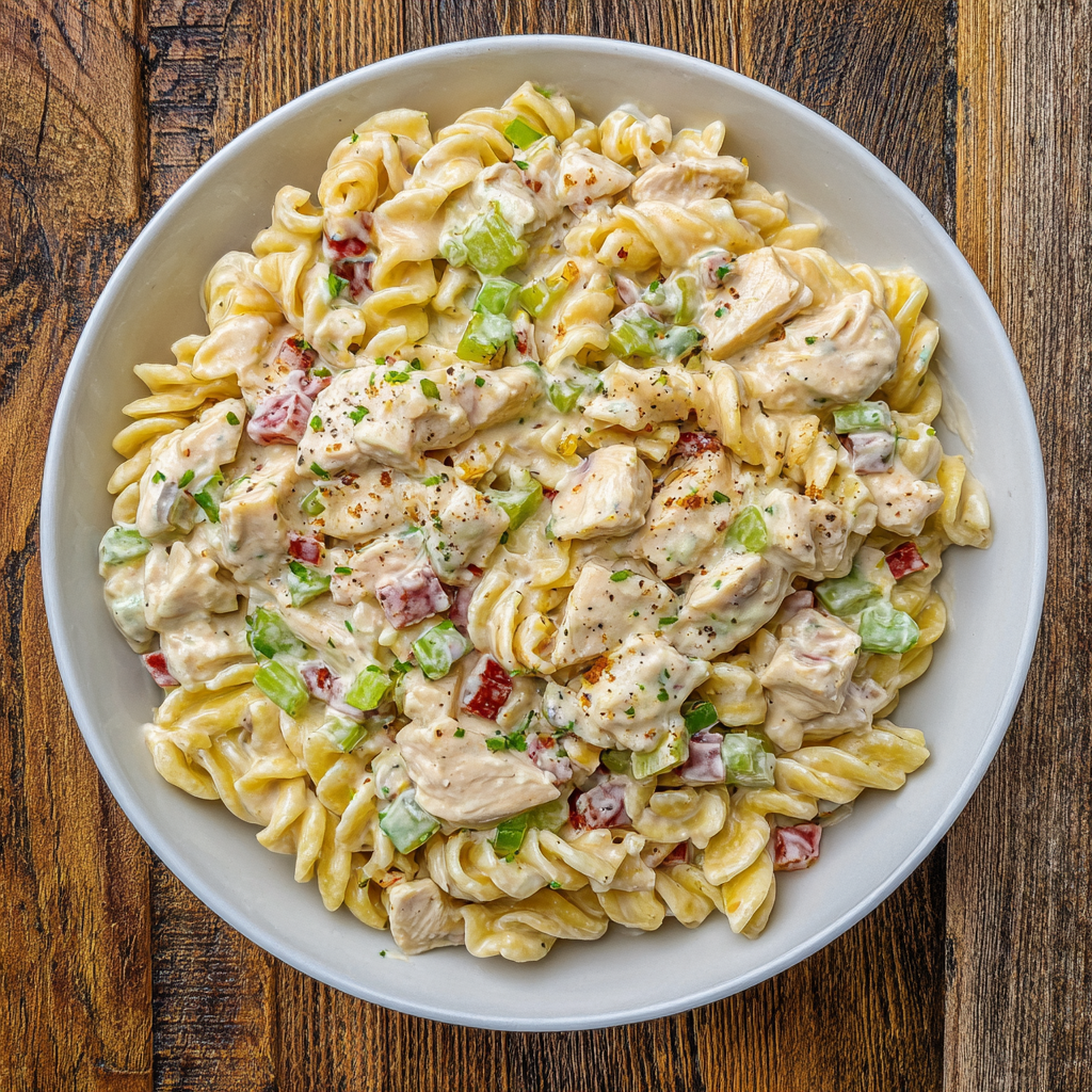 Creamy Chicken Pasta Salad