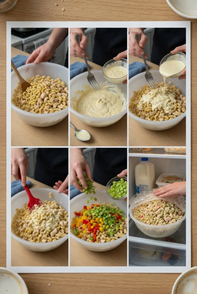 Creamy Chicken Pasta Salad
