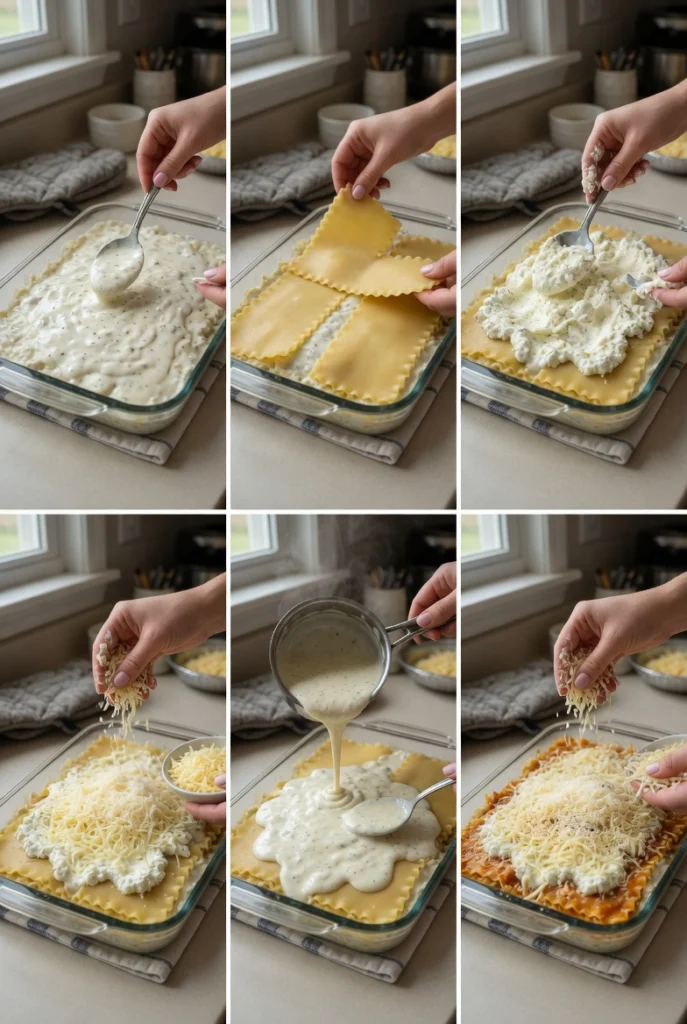 Creamy White Lasagna Delight