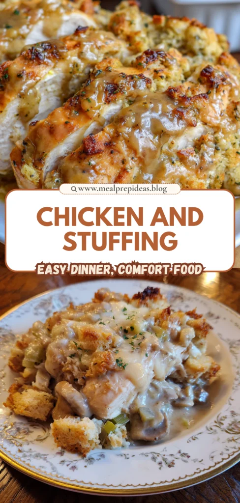 Crock Pot Chicken and Stuffing Dinner