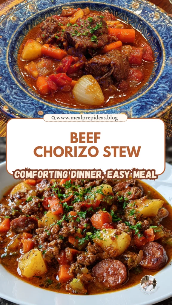 Crockpot Beef Chorizo Stew