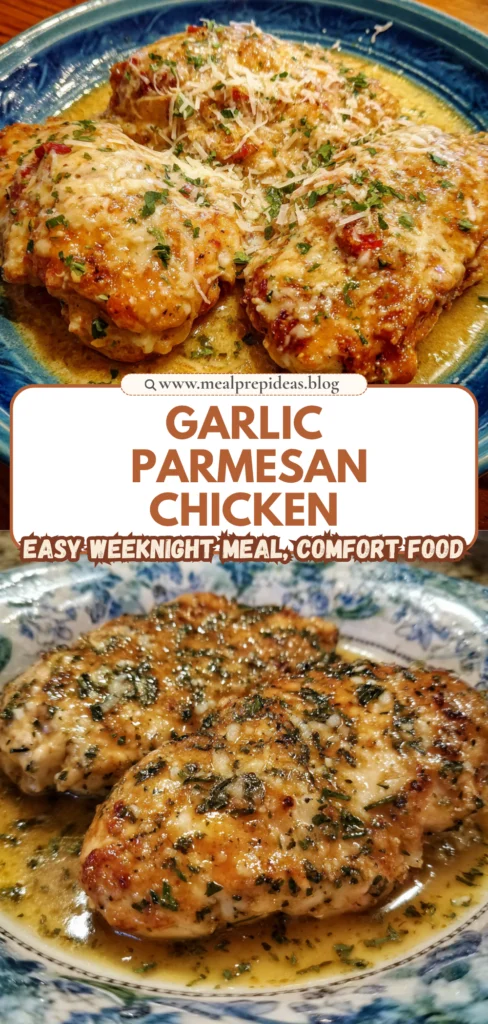 Crockpot Garlic Parmesan Chicken