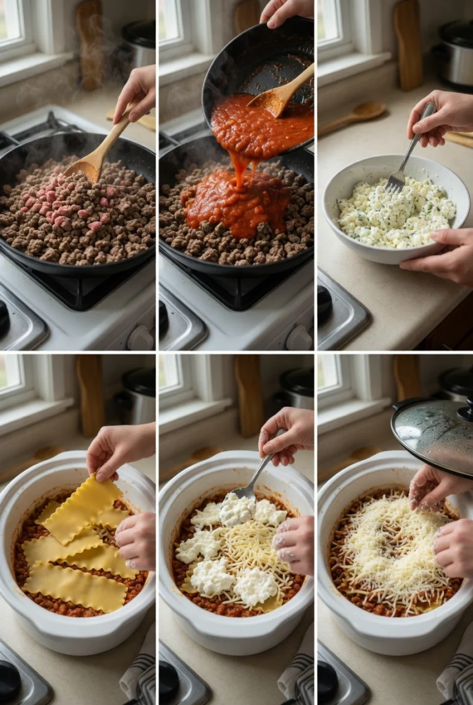 Crockpot Lasagna