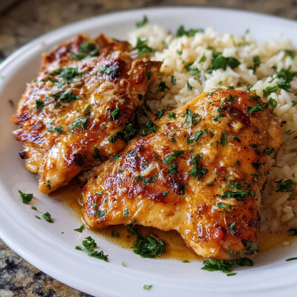 Crockpot Parmesan Garlic Chicken