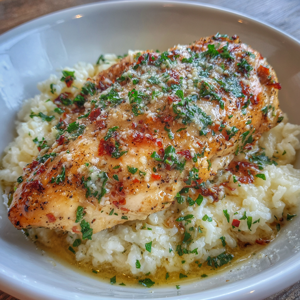 Crockpot Parmesan Garlic Chicken