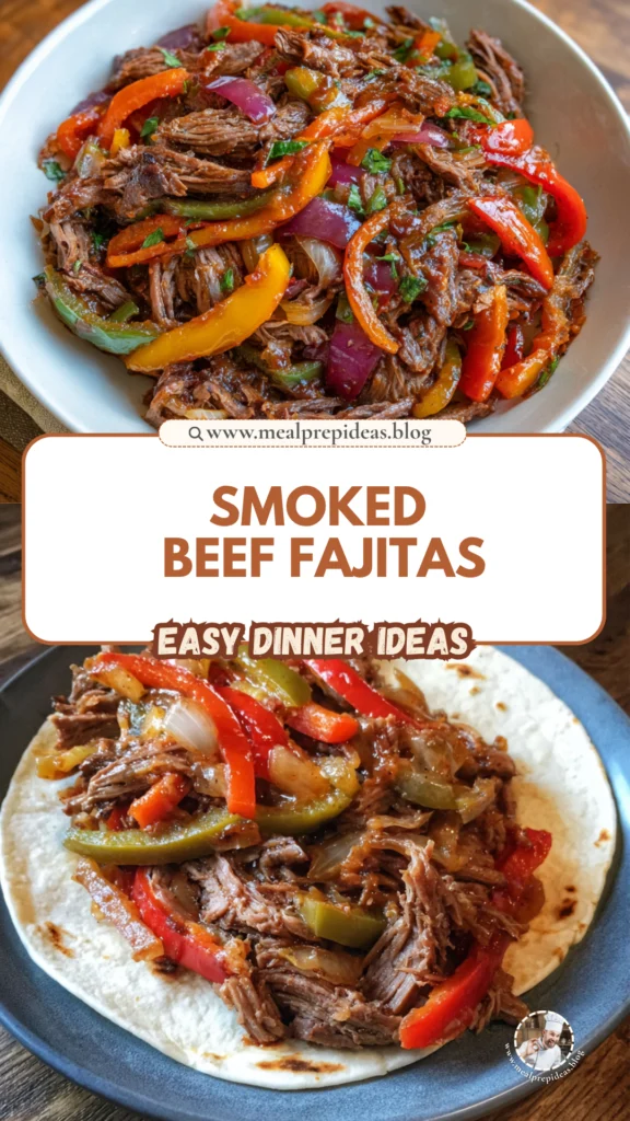 Crockpot Smoked Beef Fajitas
