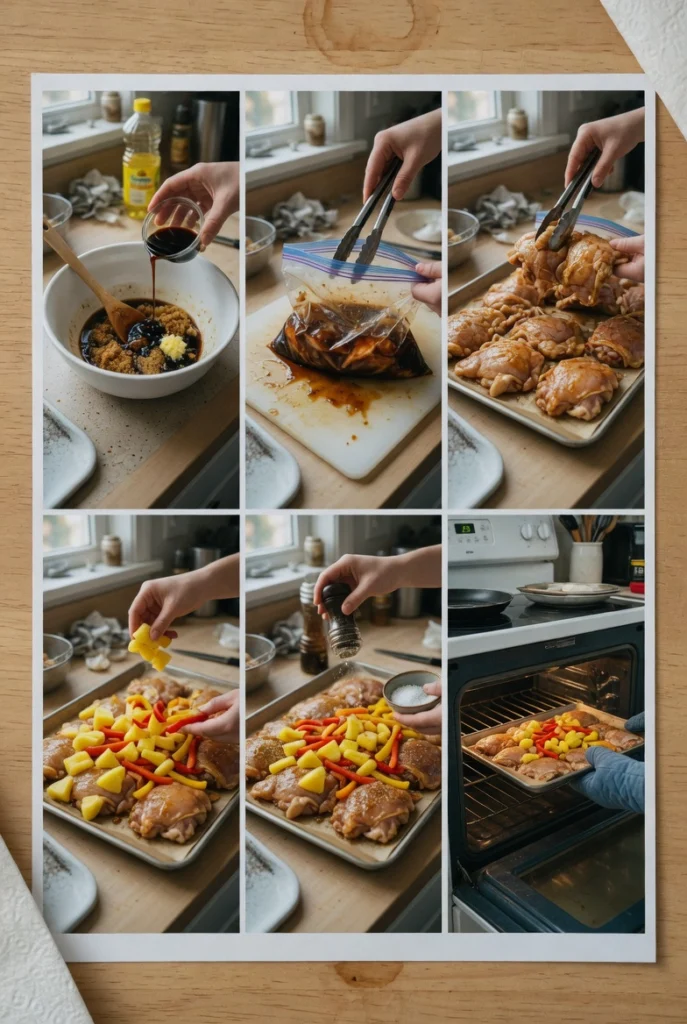 Hawaiian Chicken Sheet Pan