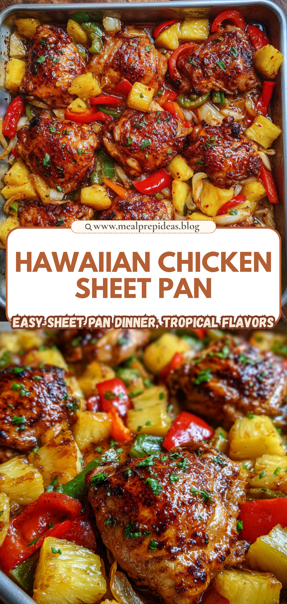 Hawaiian Chicken Sheet Pan