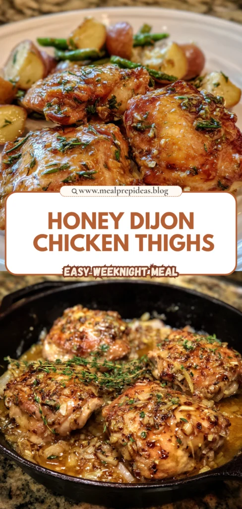 Honey Dijon Chicken Thighs