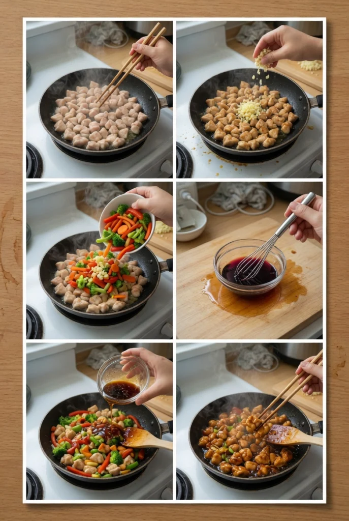 Honey Garlic Chicken Stir Fry