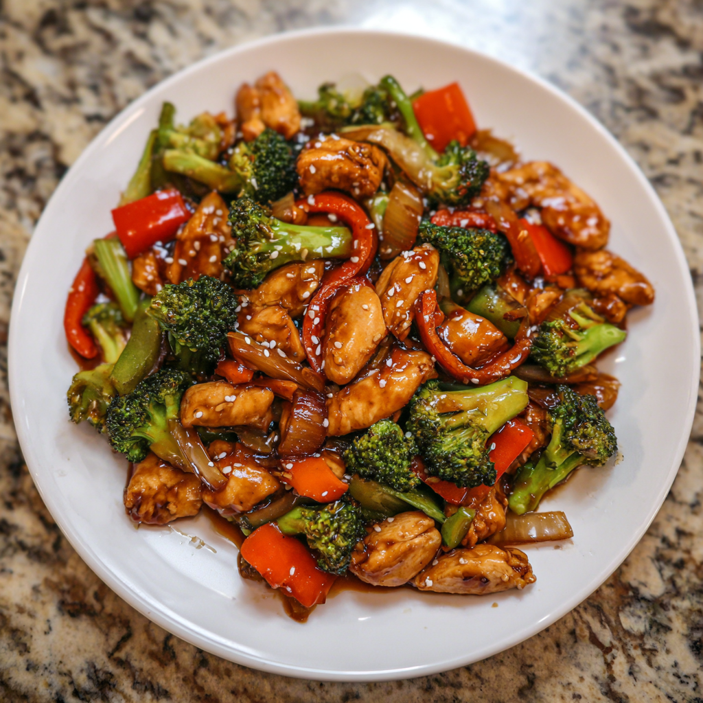 Honey Garlic Chicken Stir Fry