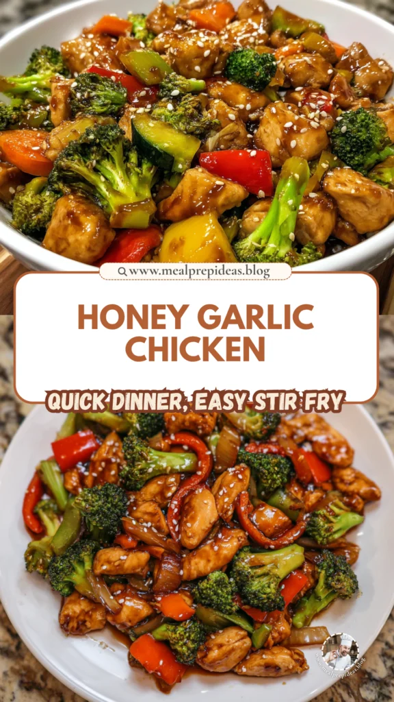 Honey Garlic Chicken Stir Fry