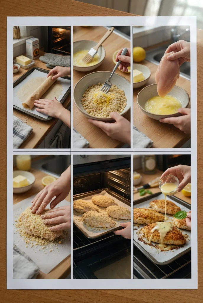 Lemon Pecorino Crusted Chicken
