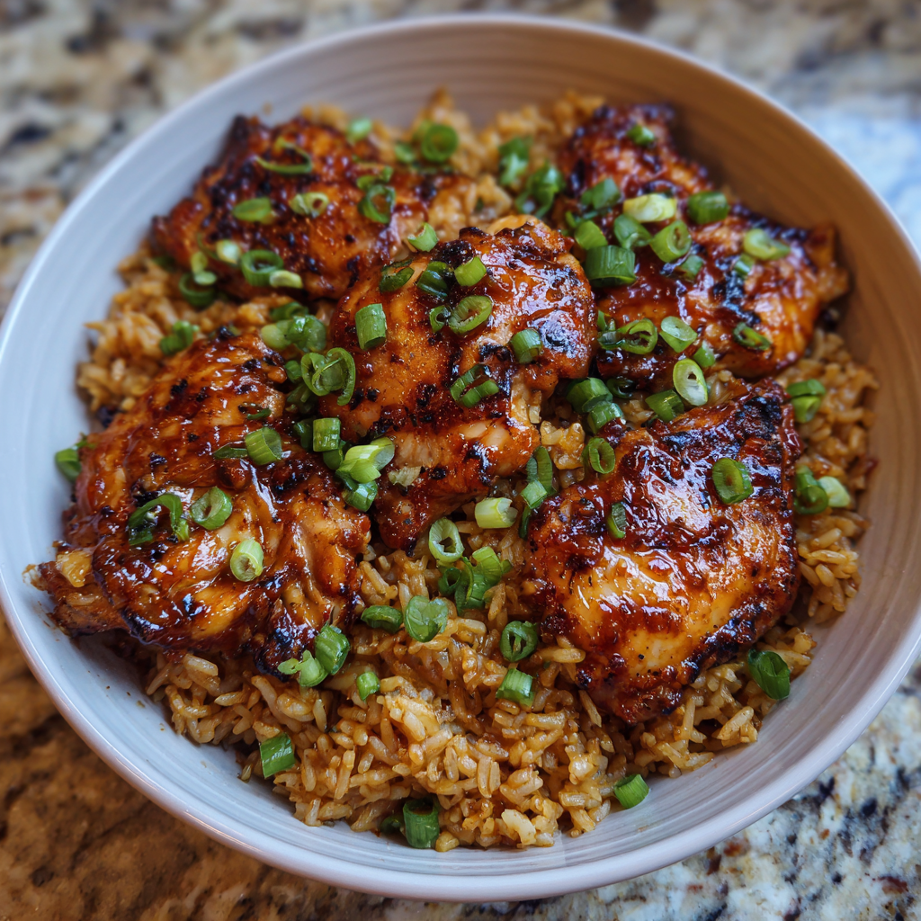 One-Pan Bold Honey BBQ Chicken Rice