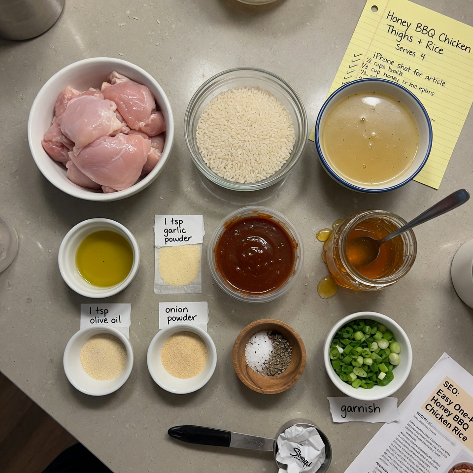 One-Pan Bold Honey BBQ Chicken Rice