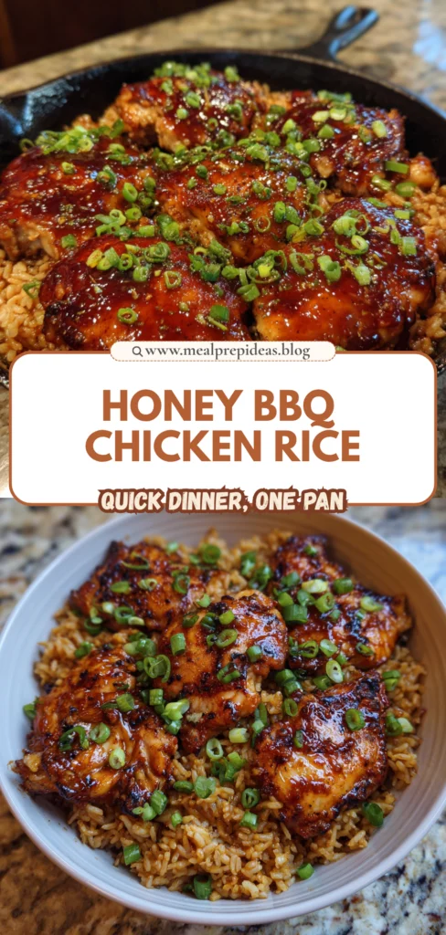 One-Pan Bold Honey BBQ Chicken Rice