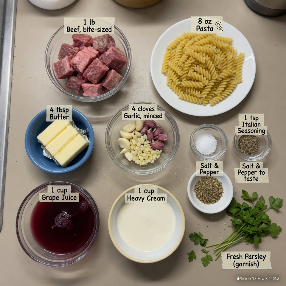 One-Pan Creamy Cowboy Butter Beef Pasta
