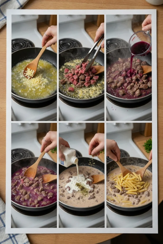 One-Pan Creamy Cowboy Butter Beef Pasta