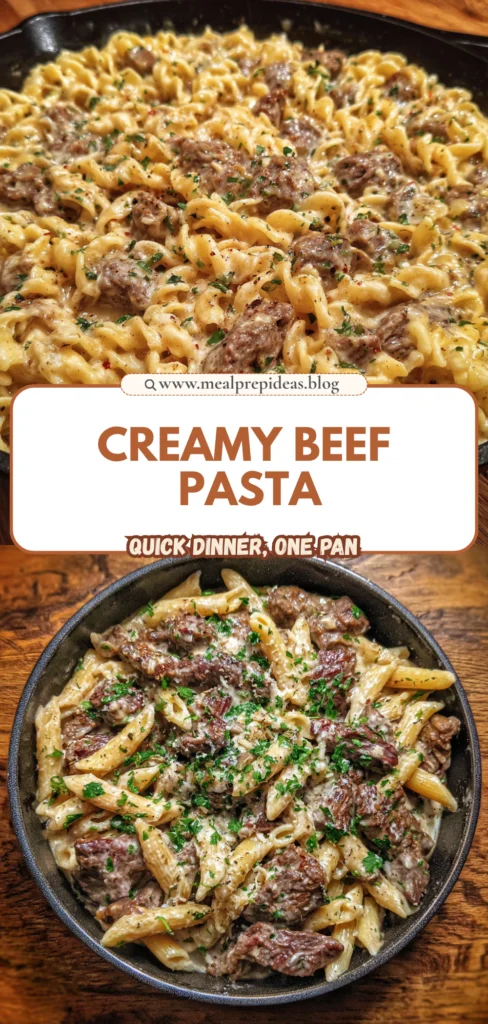 One-Pan Creamy Cowboy Butter Beef Pasta
