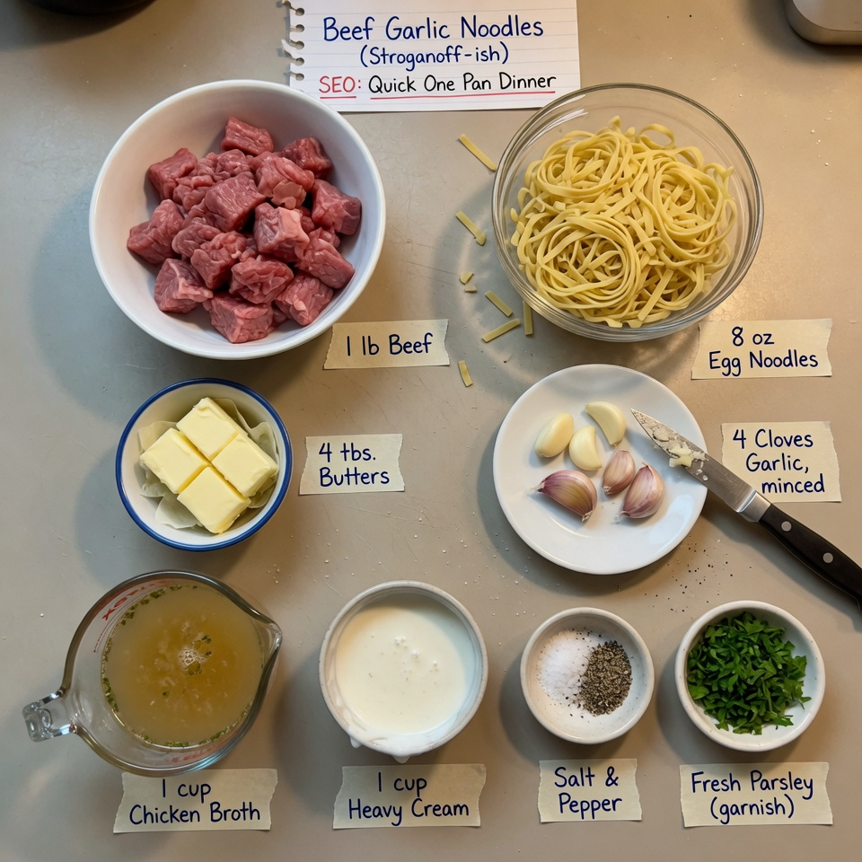 One-Pan Creamy Garlic Butter Beef