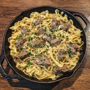One-Pan Creamy Garlic Butter Beef