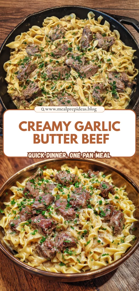 One-Pan Creamy Garlic Butter Beef