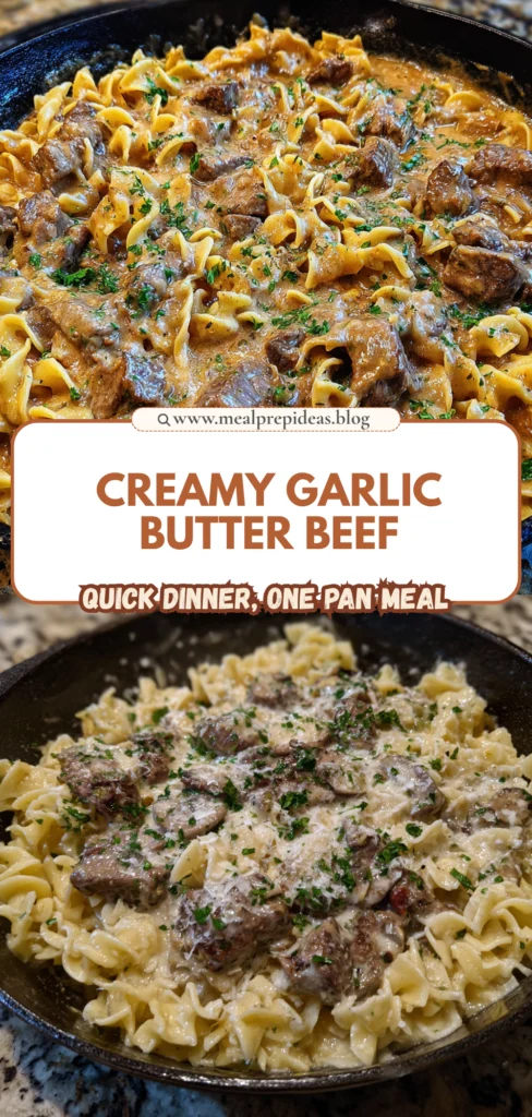 One-Pan Creamy Garlic Butter Beef