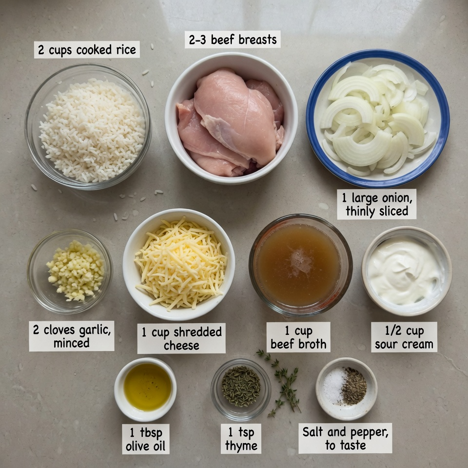 One-Pot French Onion Beef Dinner