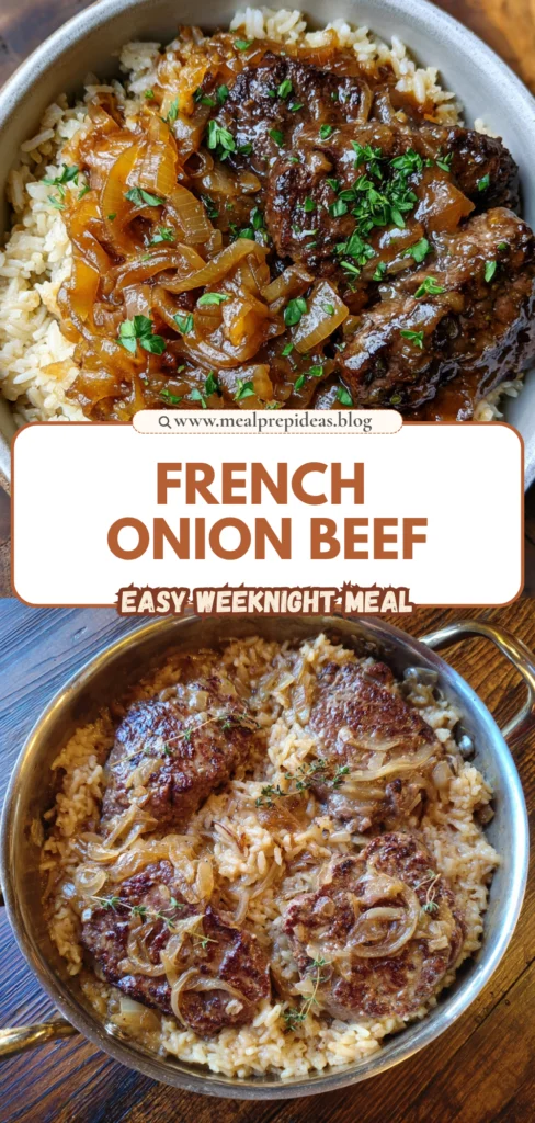 One-Pot French Onion Beef Dinner