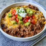Slow Cooker Beef Burrito Bowls